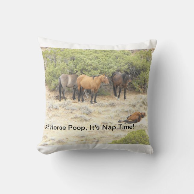 Un coussin de dunette de cheval pour toute (Recto)