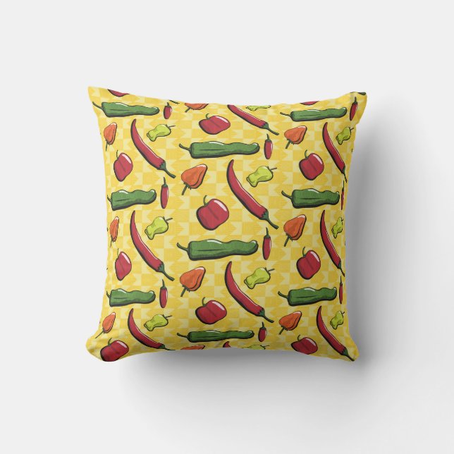 Un Coussin du monde des poivrons chili (Recto)