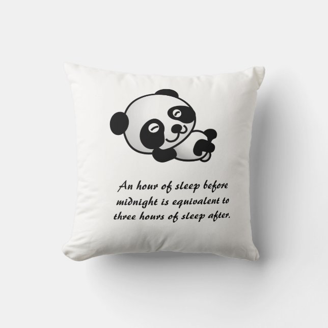 Un coussin qui vous aide à dormir tranquillement (Recto)