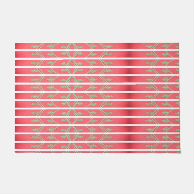 Un Créateur Jette De Tapis Avec Une Menthe Verte E (Devant)