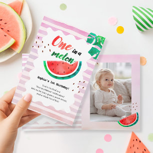Un dans un Melon Anniversaire Folle Invitation
