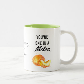 un dans un melon, valentine, anniversaire, tasse
