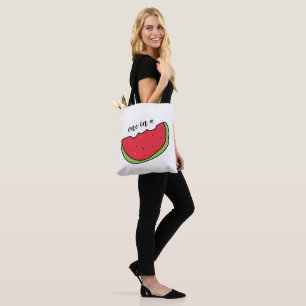Un dans un sac fourre-tout blanc melon 2
