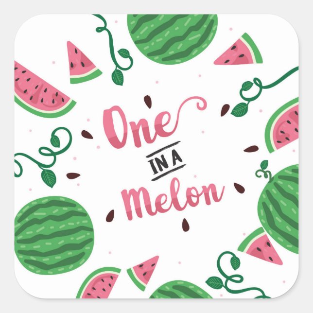 Un Dans Un Sticker Melon, Watermelon (Devant)