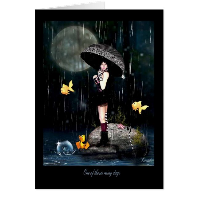 Un de jours pluvieux de thoses (Devant)