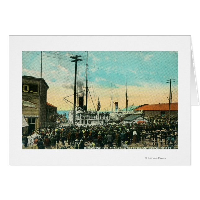 Un départ en bord de mer pour la scène de l'Alaska (Devant horizontal)