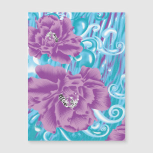 Un design textile vibrant mettant en vedette du vi
