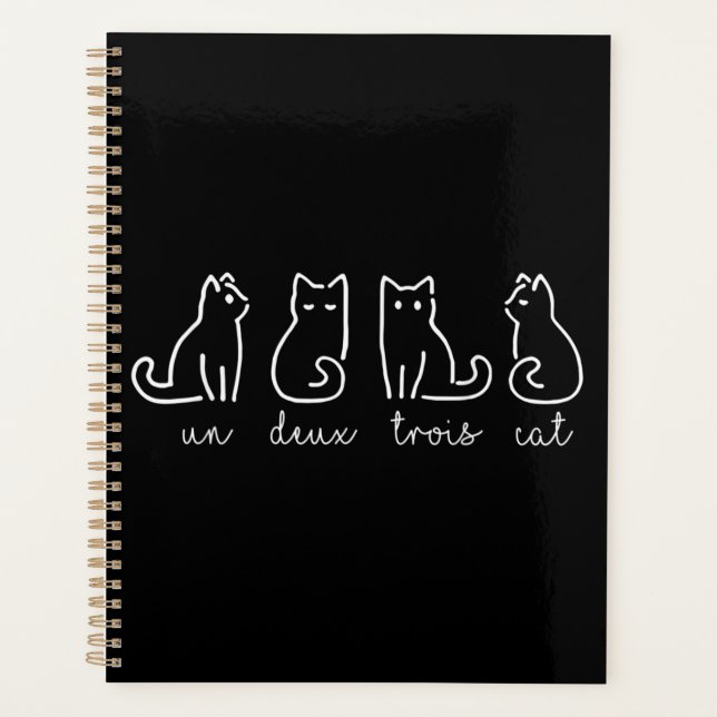 Un Deux Trois Cat Abstrait Français Kitty (Devant)