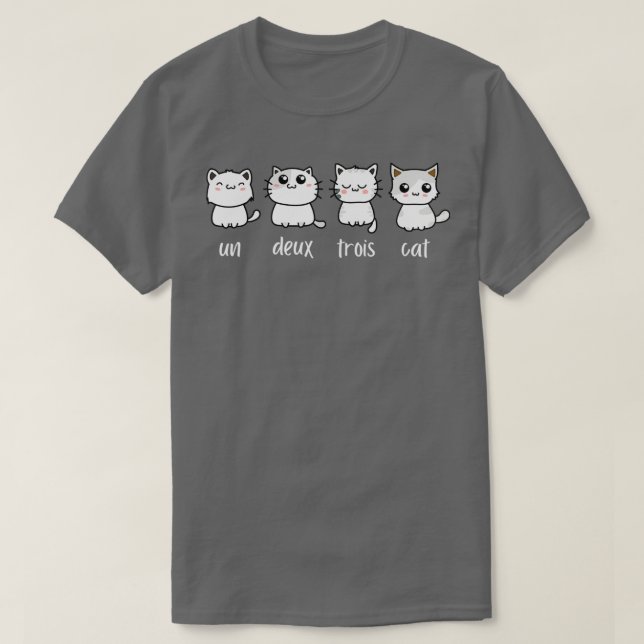 Un Deux Trois Cat Essential TShirt (Design devant)