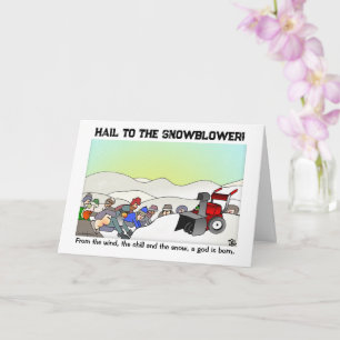 Un Dieu est né Carte de voeux pliée