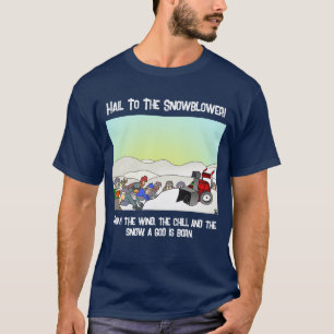 Un Dieu est né Homme Marine bleu T-shirt