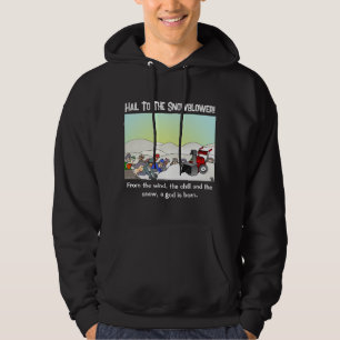 Un Dieu est né Sweat - shirt à capuche noir des ho