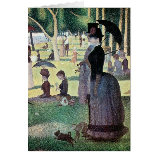 Un dimanche après-midi à l'Île de la Grande Jatte  (Devant)