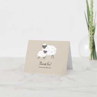 Un doux Carte de remerciements Baby shower d'agnea