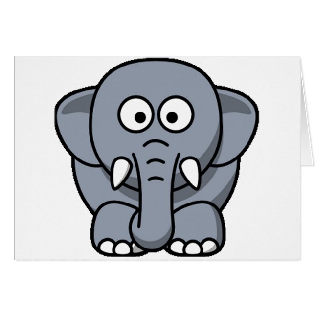 Un éléphant plus mignon (Devant horizontal)