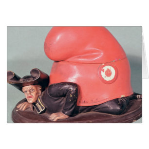 Un encrier encastré ou un pot de tabac