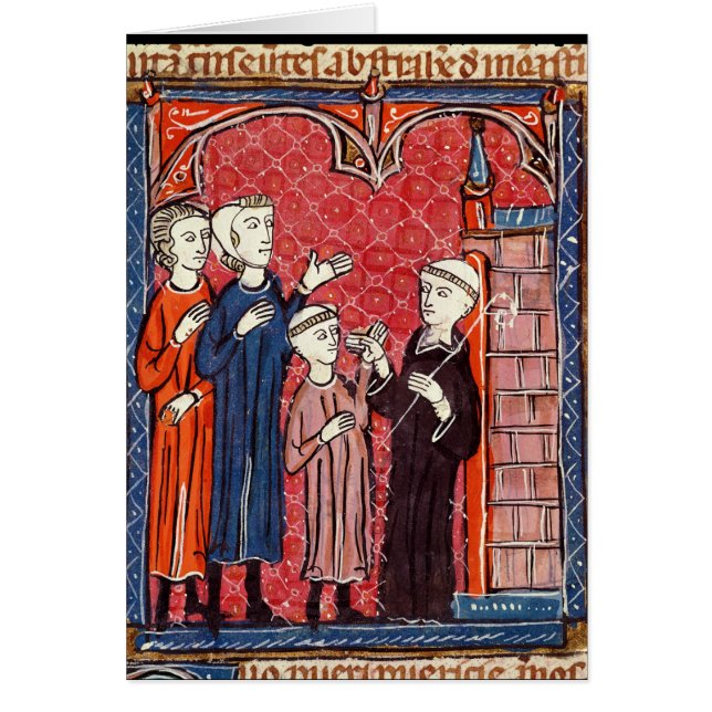 Un enfant amené à un monastère par ses parents (Devant)