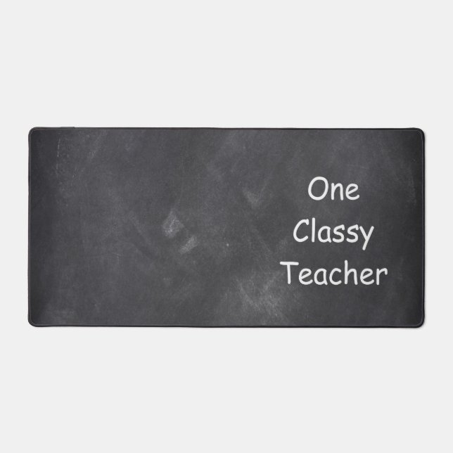 Un enseignant classe Chalkboard Décoration (Recto)