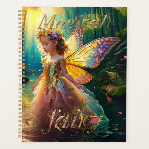 Un étang féerique magique Magical Fairy Texte déco