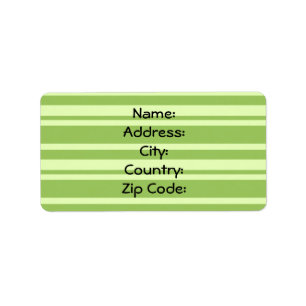 Un Étiquette de adresse