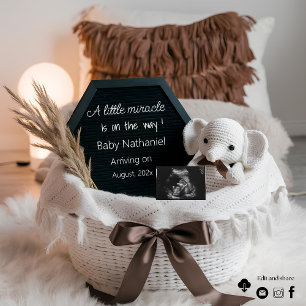 Un faire-part de grossesse sans rapport entre les