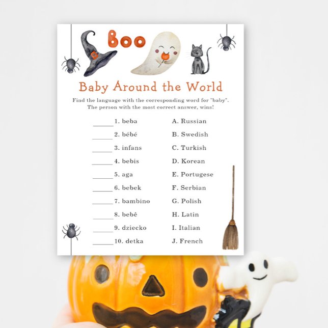 Un fantôme mignon - Baby autour du monde jeu (Créateur téléchargé)