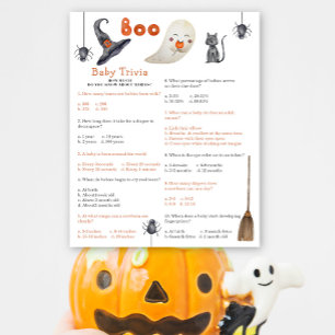 Un fantôme mignon - Trivia de bébé   Jeu Baby show