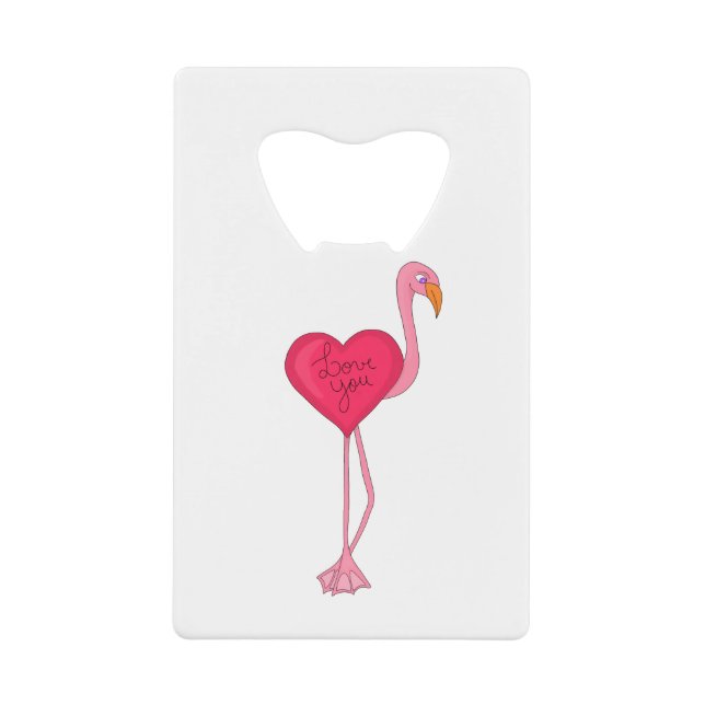 Un Flamant rose amoureux (Devant)