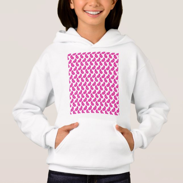 un fond rose et blanc avec un motif (Devant)