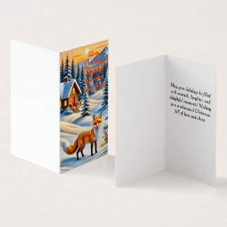 Un Fox et un cabine cosy