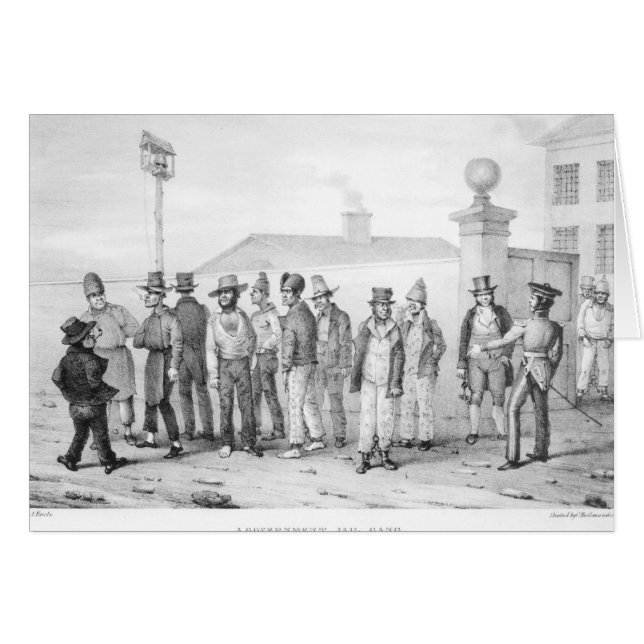 Un gang de prisonniers du gouvernement (Devant horizontal)