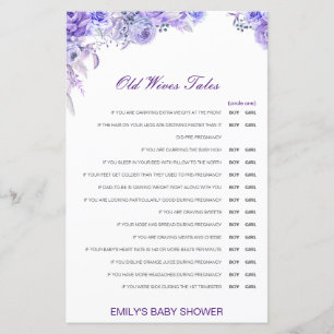 Un garçon ou une fille Vieux Epouses Conte Baby sh