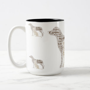Un gato y un perro Mug