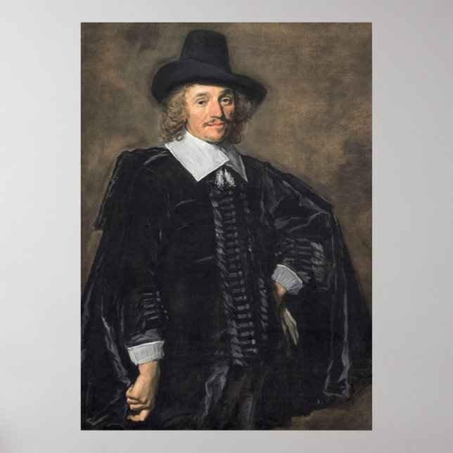 Un Gentleman - Frans Hals Poster d'Art (Devant)