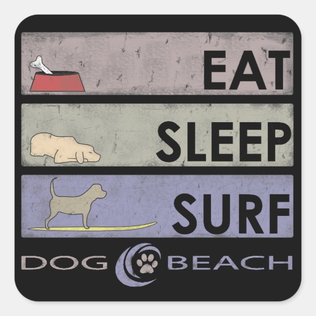 Un grand autocollant pour les amateurs de chiens e (Devant)