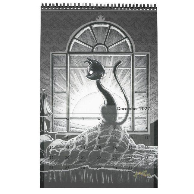 Un grand Boo Kitty Année Calendrier (Dec 2027)