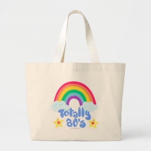 Un grand sac fourre-tout arc-en-ciel des années 80