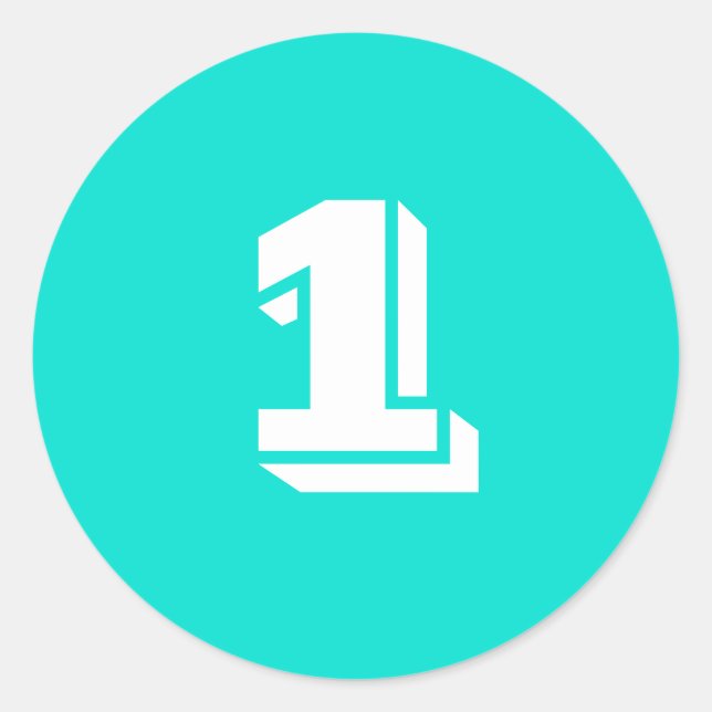 Un grand Stickers Tour Turquoise par Janz (Devant)