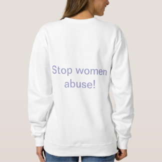 un grand sweatshirt pour les femmes victimes de vi