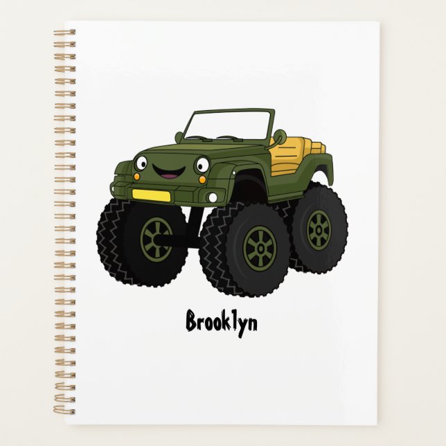 Un Green Monster truck (Devant)