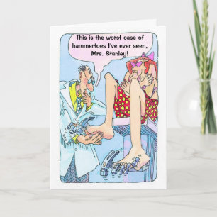 Un Hammertot humoristique de carte Get Well Card