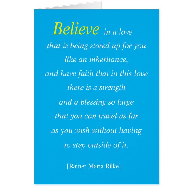 Un héritage de la carte de voeux d'amour (Devant)