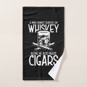 Un Homme Qui Aime Le Whiskey Et Le Cigar