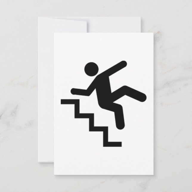 Un homme qui tombe dans les escaliers (Devant)