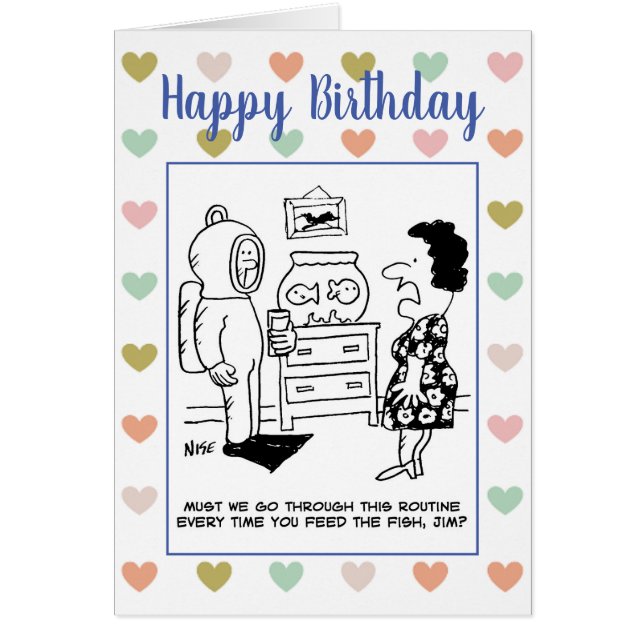 Un homme s'habille en Engin de Scuba pour nourrir  (Devant)