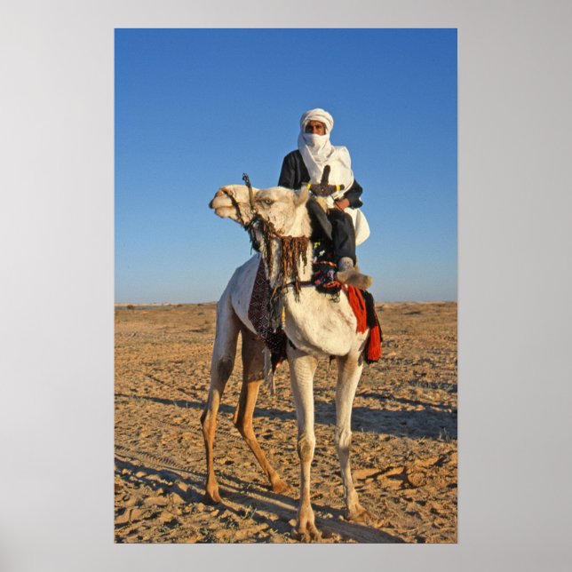 Un homme sur une affiche de chameau (Devant)
