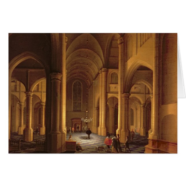 Un intérieur d'église (Devant horizontal)