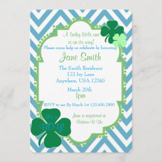 Un Invitation Irlandais à thème Lucky Little One