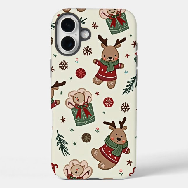 Un iPhone de Noël 16 plus coque (Verso)