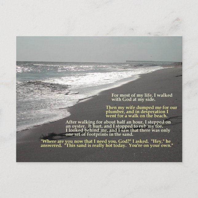 Un jeu de empreintes... Carte postale (Devant)